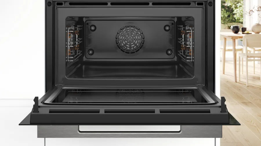 BOSCH CMG7241B1 Series 8 Built-In Compact Oven with Microwave Function 60 x 45 cm Black