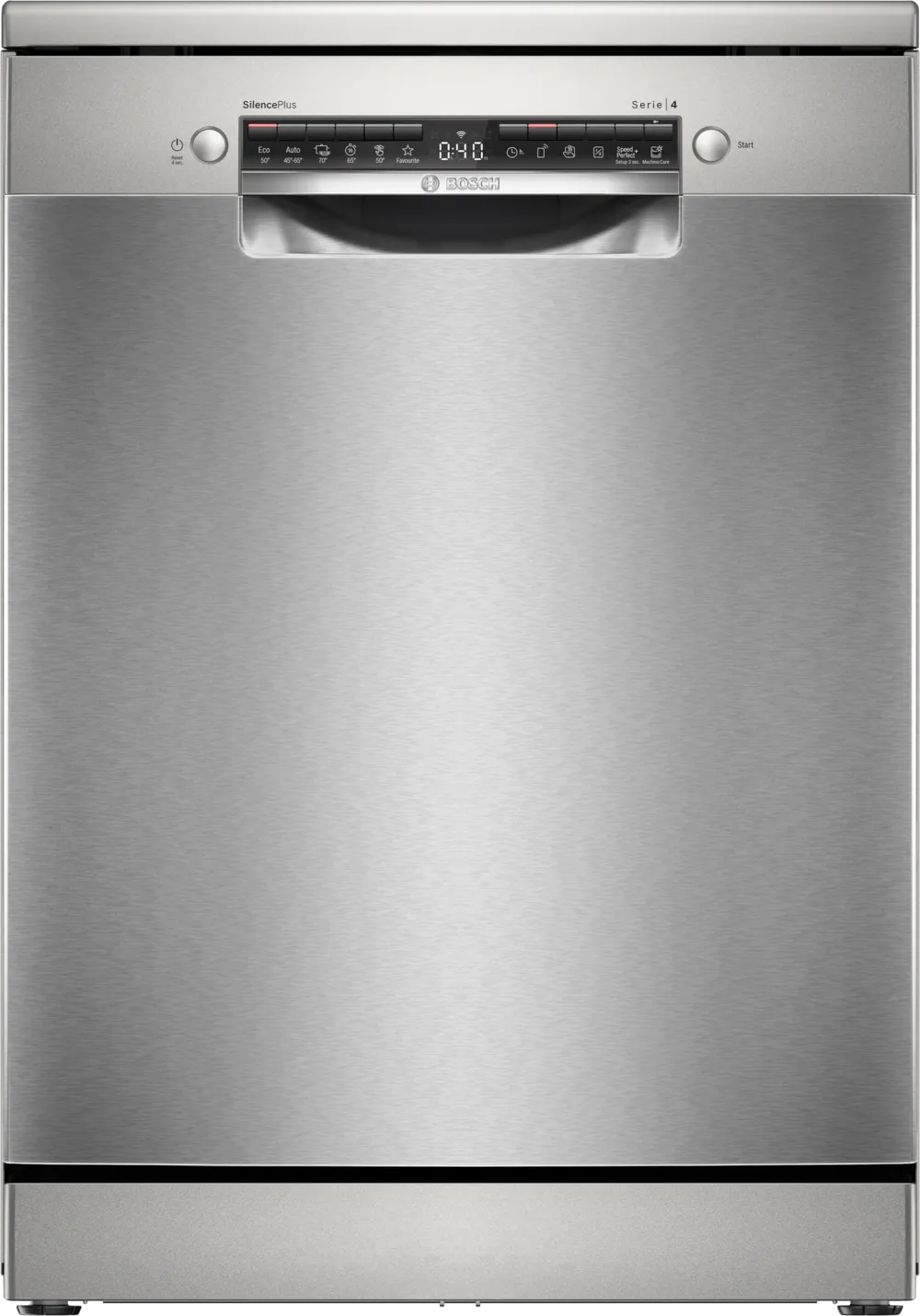 BOSCH SMS4ENI06E Series 4 Freestanding Dishwasher 60 cm Brushed Steel Anti-Fingerprint