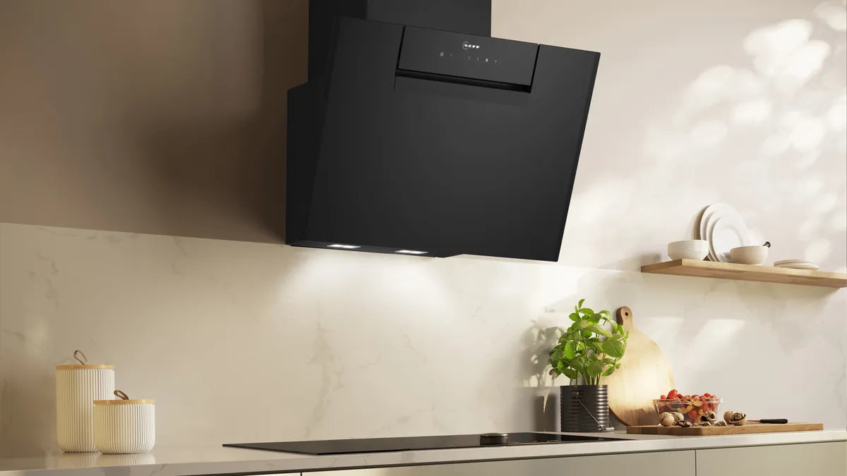 NEFF D65IFN1S0 N 50 Built-In Wall Mounted Cooker Hood 60 cm, Black