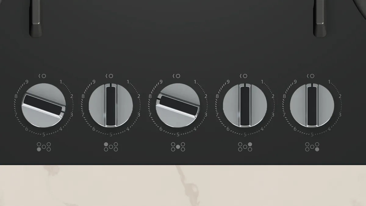 NEFF T27PIQ4S0 N 70 Built-In Gas Hobs 75 cm Tempered Glass, Black