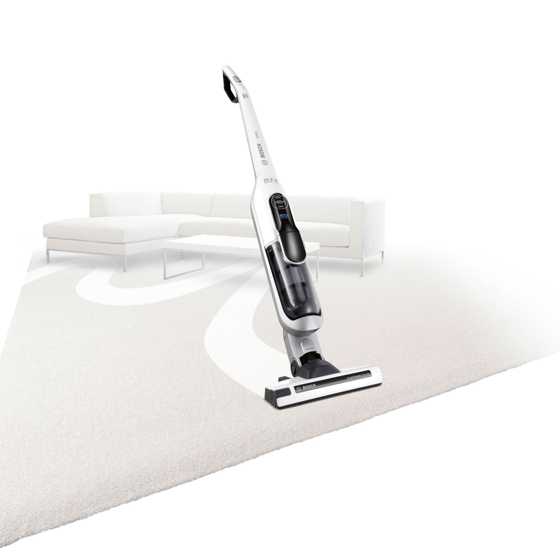 BOSCH BCH6L2560 Rechargeable Vacuum Cleaner Athlet 25.2V White