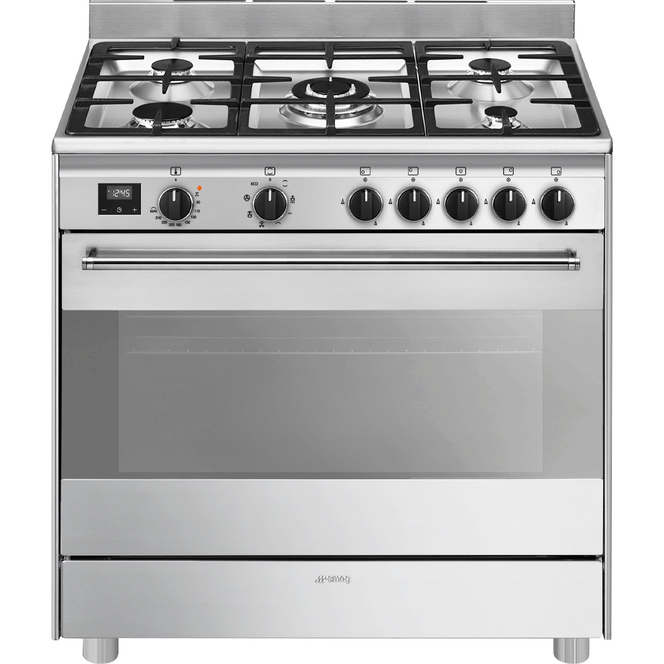 SMEG BG91X2 Freestanding Cooker with Gas Hobs 90x60 cm Classica Aesthetic
