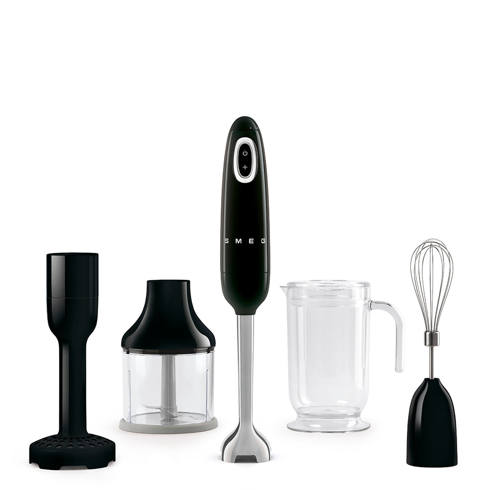 Smeg White Hand Blender with Accessories | HBF22WHEU