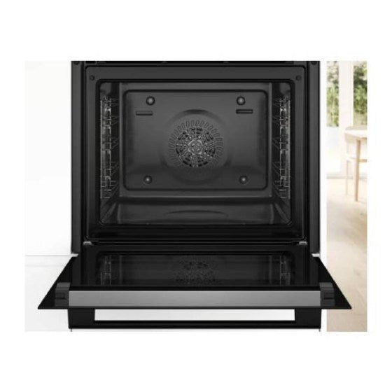 BOSCH HQA574BB3 Series 4 Built-In Oven with Additional Steam Function 60 x 60 cm Black