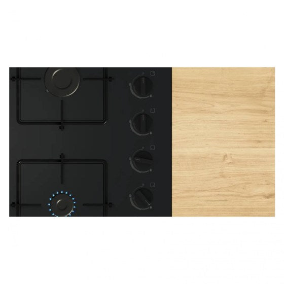 BOSCH POP6B6K30 Series 2 Built-In Gas Hobs 60 cm Tempered Glass, Black