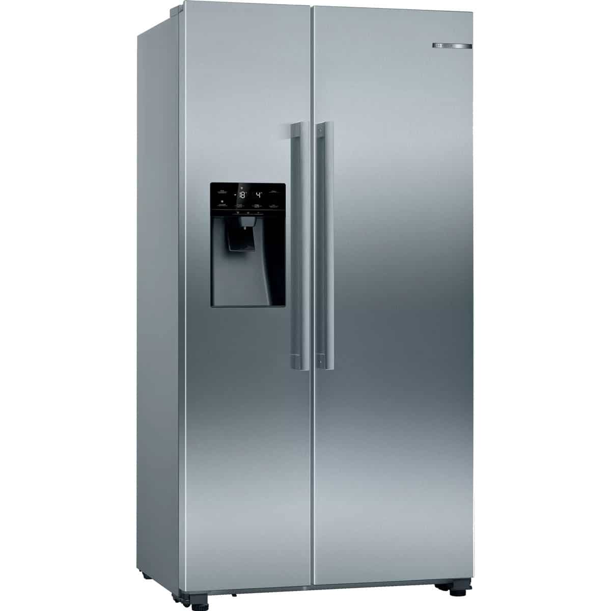 BOSCH KAD93AIEP Series 6 Side by Side Fridge Refrigerator 178.7 x 90.8 cm Brushed Steel Anti-Fingerprint, Total No Frost