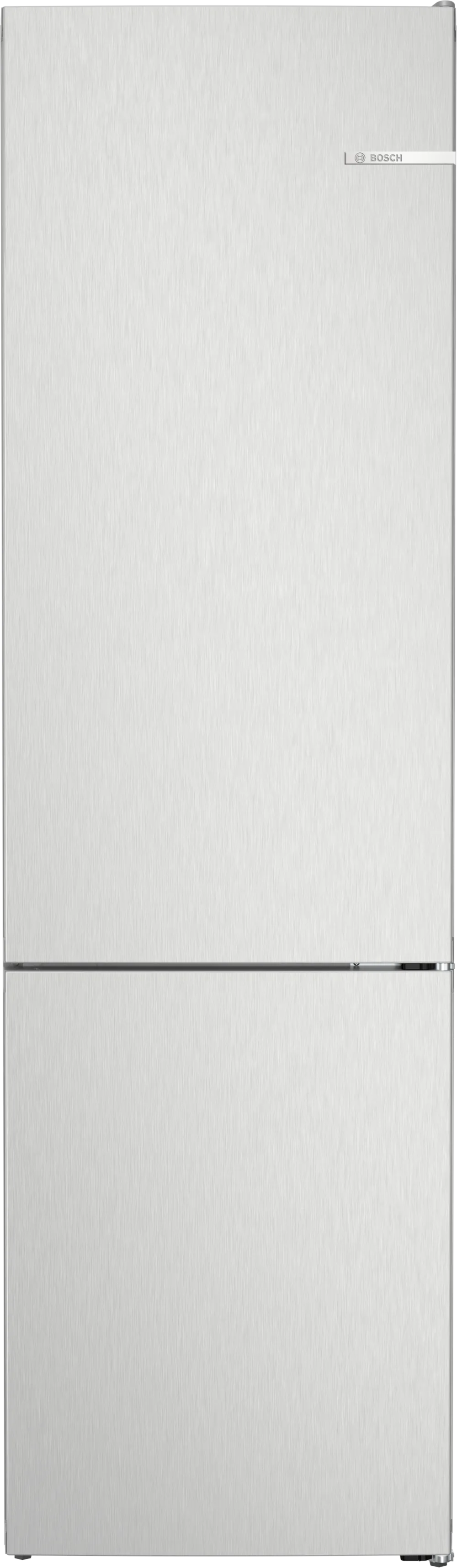 BOSCH KGN392LDC Series 4 Freestanding Bottom Mount Refrigerator 203 x 60 cm Metal Look, Total No Frost