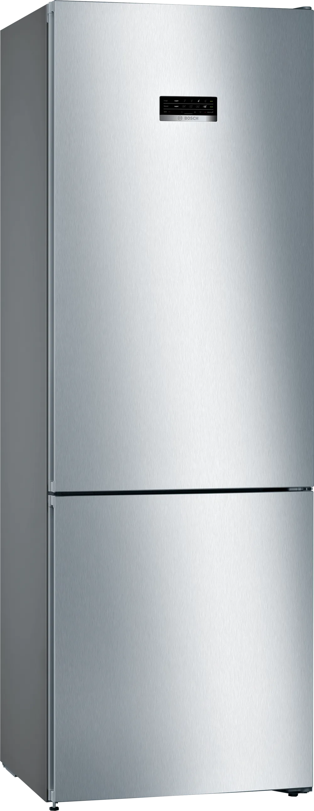 BOSCH KGN493LDC Series 4 Freestanding Bottom Mount Refrigerator 203 x 70 cm Metal Look, Total No Frost