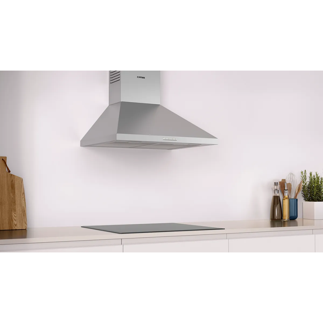 PITSOS PTP6D45G Chimney Hood 60 cm Inox