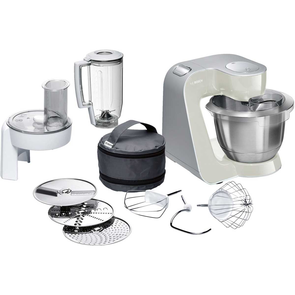BOSCH MUM58L20 Series 4 Food Processor MUM 5 1000 W Gray, Silver
