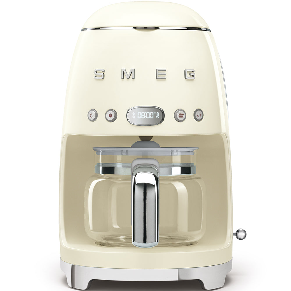 SMEG DCF02 50's Style Aesthetic Drip Coffee Machine, Black