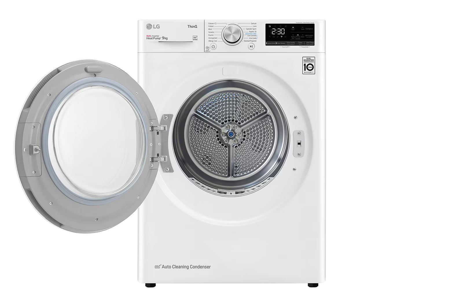 LG RH90V9AVHN Hybrid Tumble Dryer 9kg