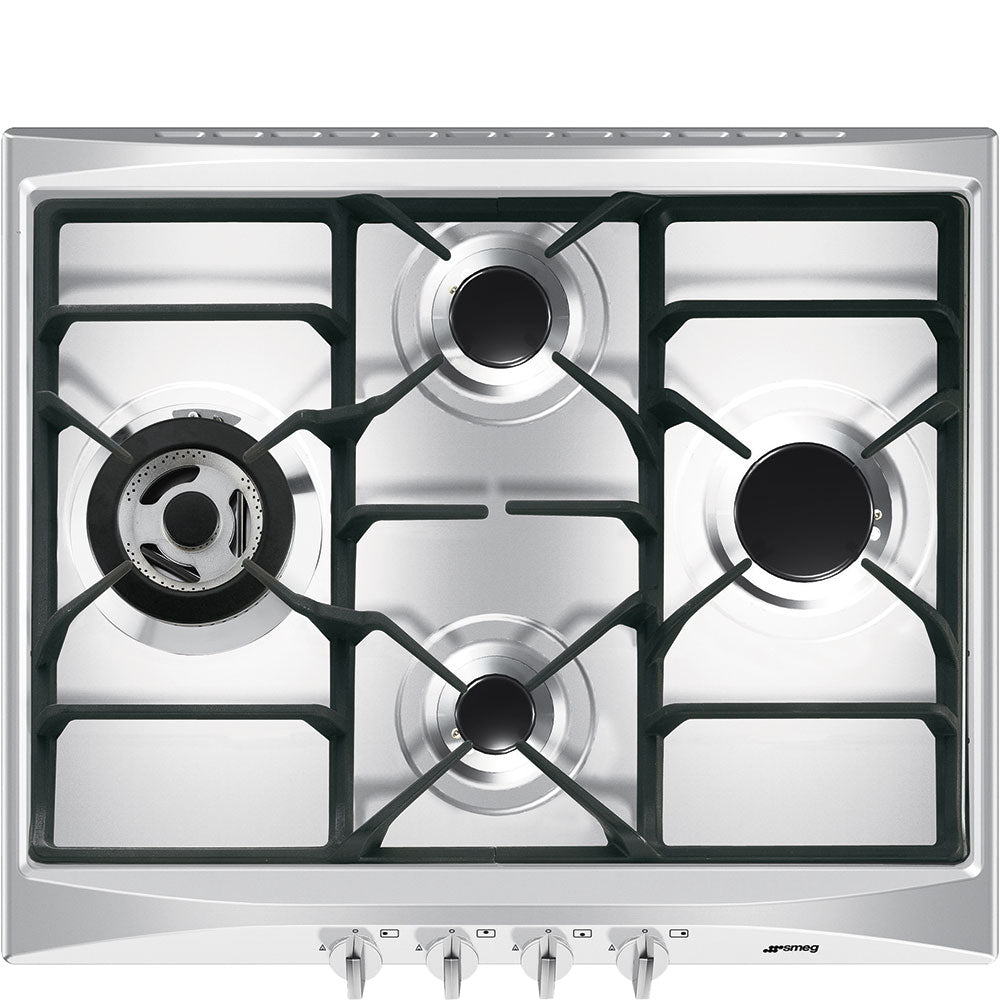 SMEG SR264 Selezione Aesthetic Built-In Gas Hobs, 60 cm