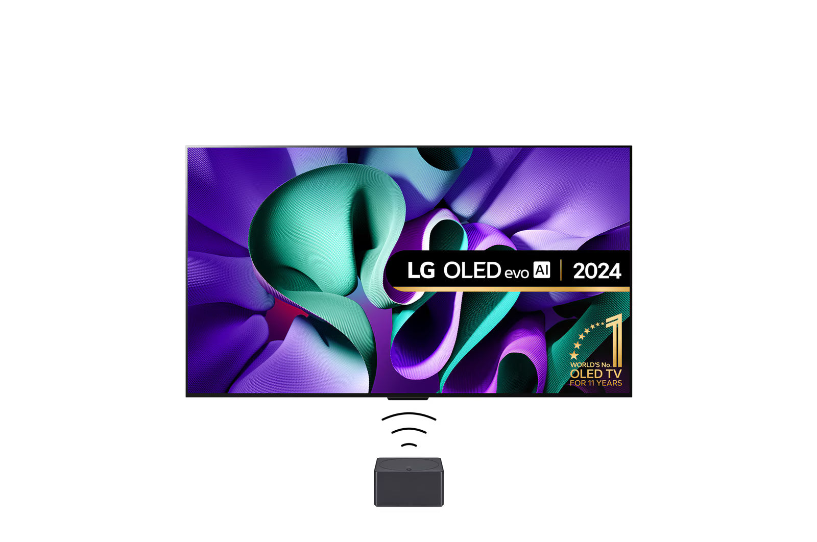 LG OLED evo AI M4 World's first True Wireless TV 77"/83"/97"