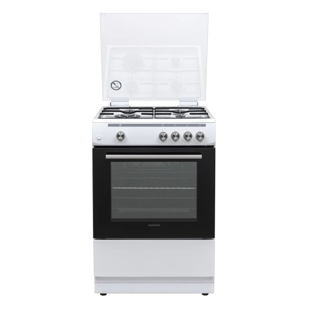 DAEWOO F6GG33WM1 Freestanding Cooker Full Gas, White