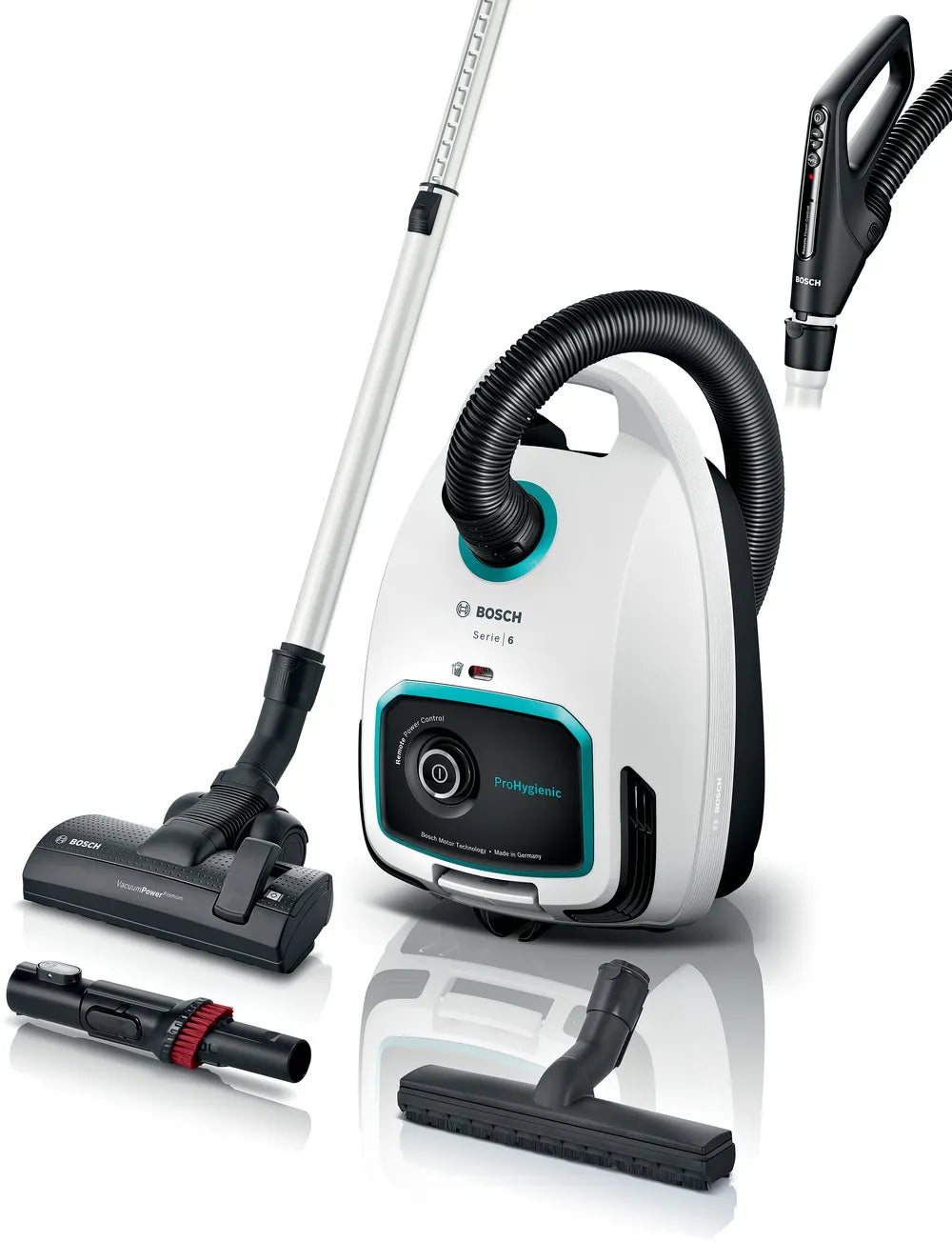 BOSCH BGL6HYG1 Series 6 Vacuum Cleaner with Bag ProHygienic White