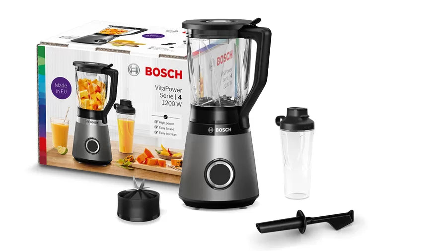 BOSCH MMB6174S Series 4 VitaPower Blender 1200 W Silver