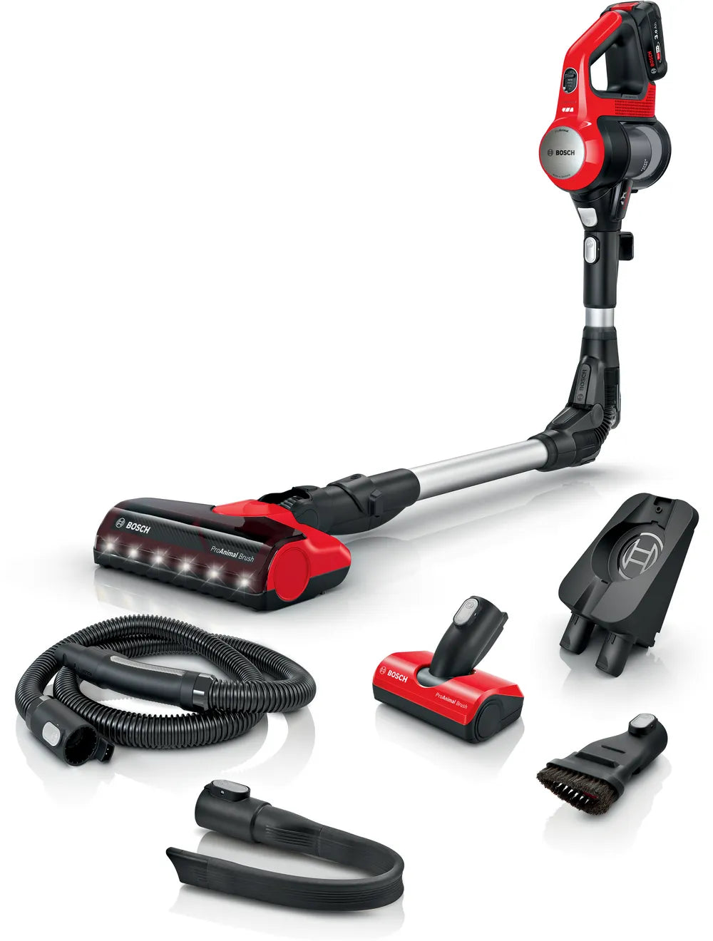 BOSCH BBS711ANM Rechargeable Vacuum Cleaner Unlimited 7 ProAnimal Red