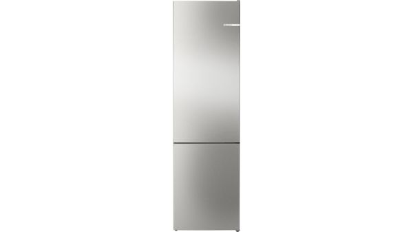 BOSCH KGN392ICF Series 4 Freestanding Bottom Mount Refrigerator 203 x 60 cm Brushed Steel Anti-Fingerprint, Total No Frost