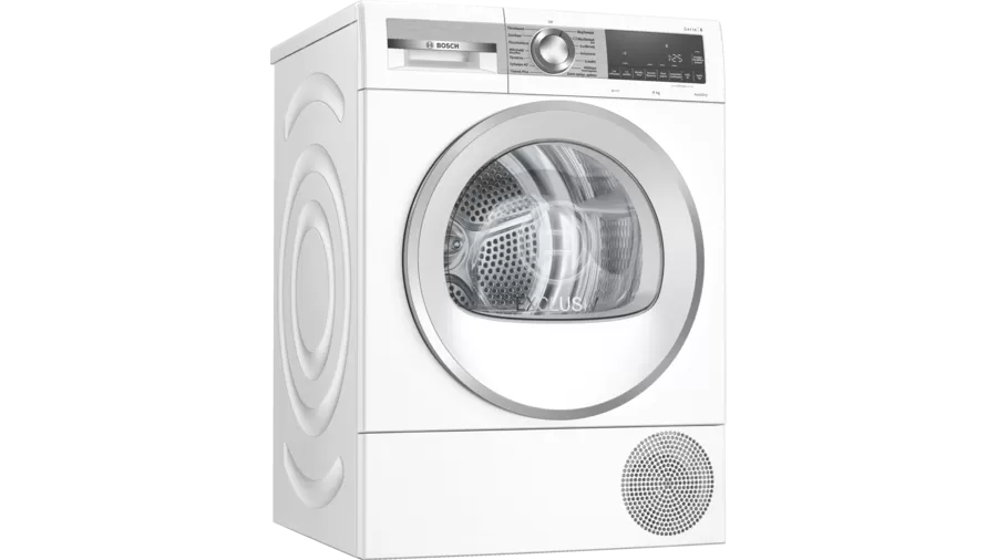 BOSCH WQG233D0GR Series 6 Tumble Dryer 8 kg White