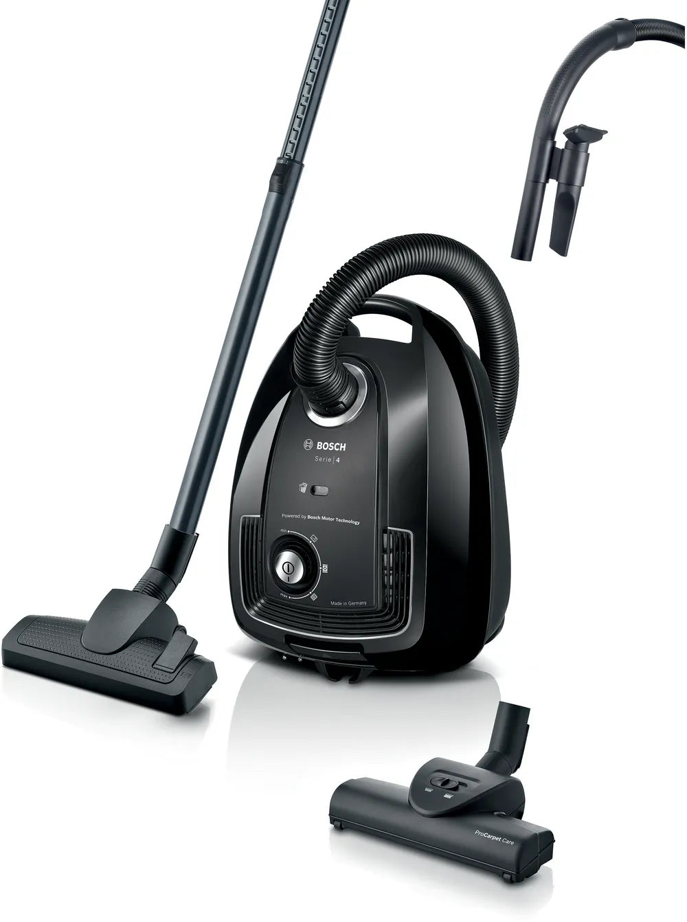 BOSCH BGB38BA3T Series 4 Vacuum cleaner with bag Black