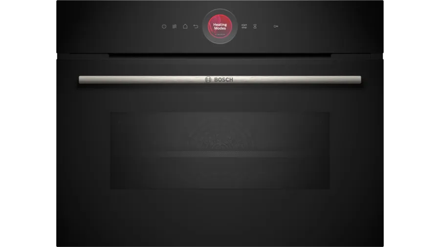BOSCH CMG7241B1 Series 8 Built-In Compact Oven with Microwave Function 60 x 45 cm Black