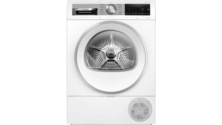 BOSCH WQG233D0GR Series 6 Tumble Dryer 8 kg White