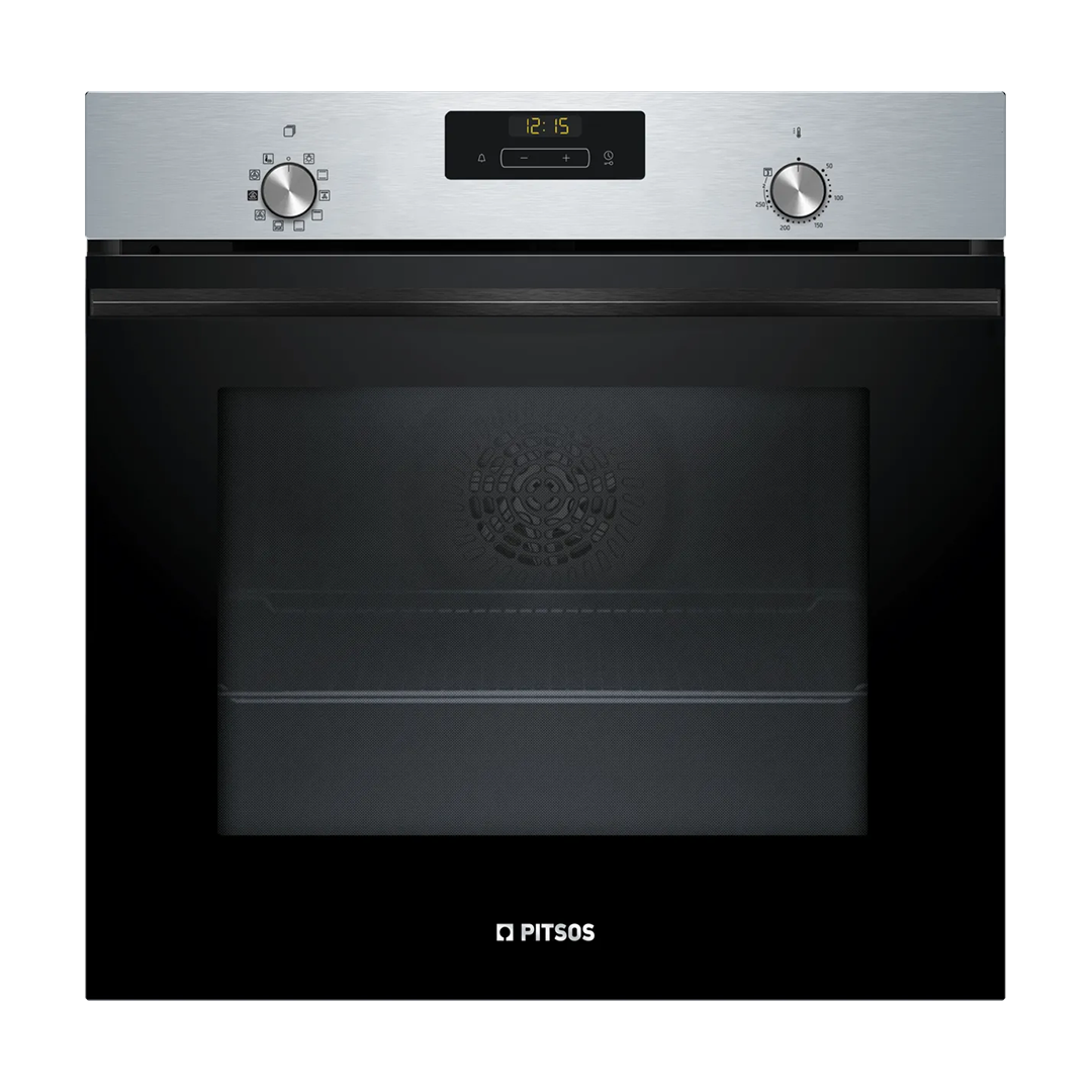 PITSOS PH22S40X3 Built-In Oven with Additional Steam Function 60 x 60 cm Inox