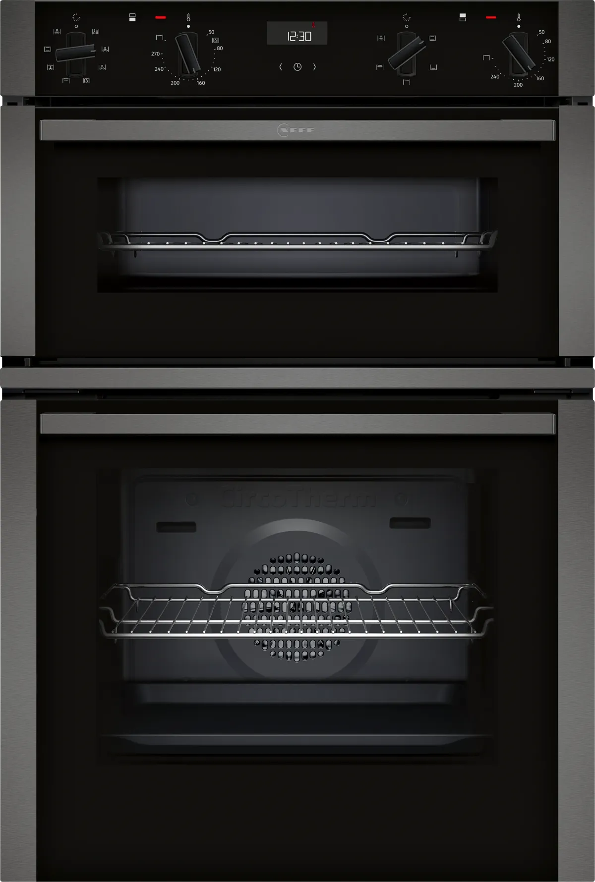 NEFF U1ACE2AG3BN N 50 Built-In Double Oven Graphite Grey