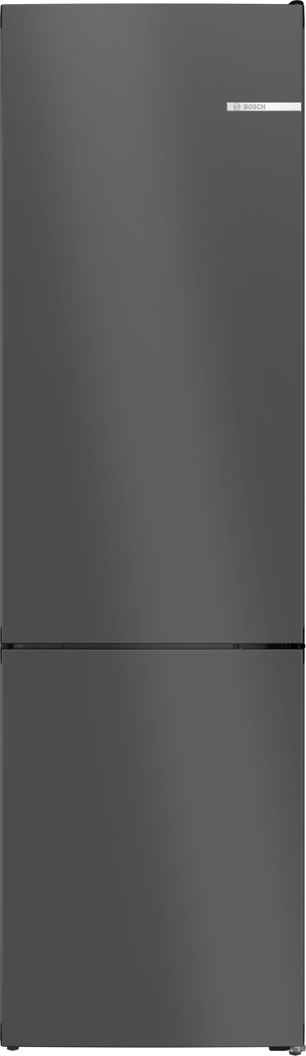 BOSCH KGN39OCAF Series 4 Freestanding Bottom Mount Refrigerator 203 x 60 cm Anthracite Steel, Green Collection, Total No Frost