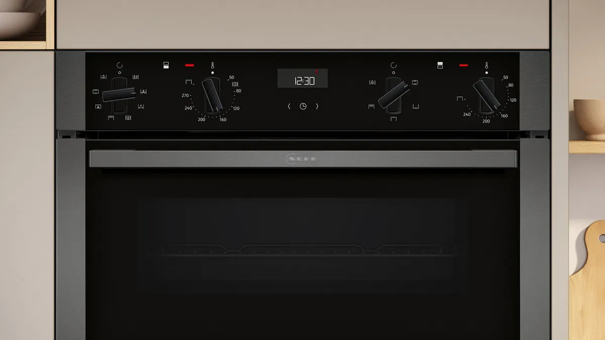 NEFF U1ACE2AG3BN N 50 Built-In Double Oven Graphite Grey