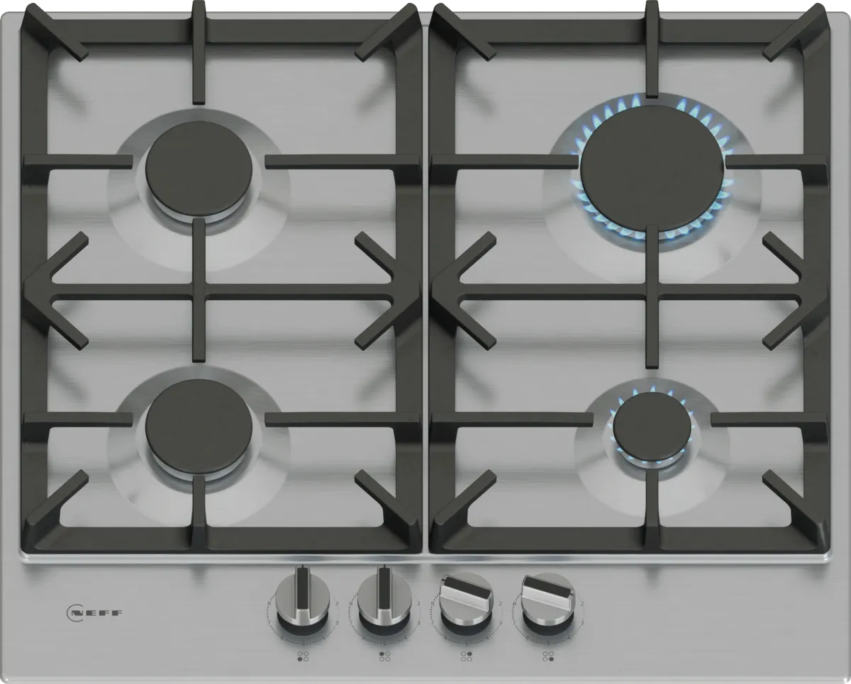 NEFF T26CIP8N0 N 70 Built-In Gas Hobs 60 cm Stainless Steel