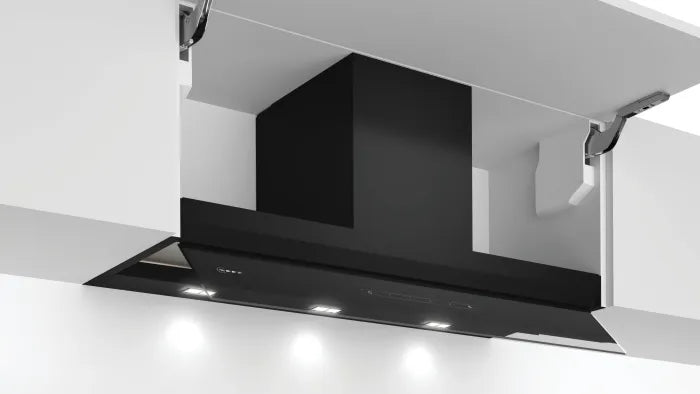 NEFF D95XAM2S0 N 70 Built-In Canopy Cooker Hood 90 cm, Black