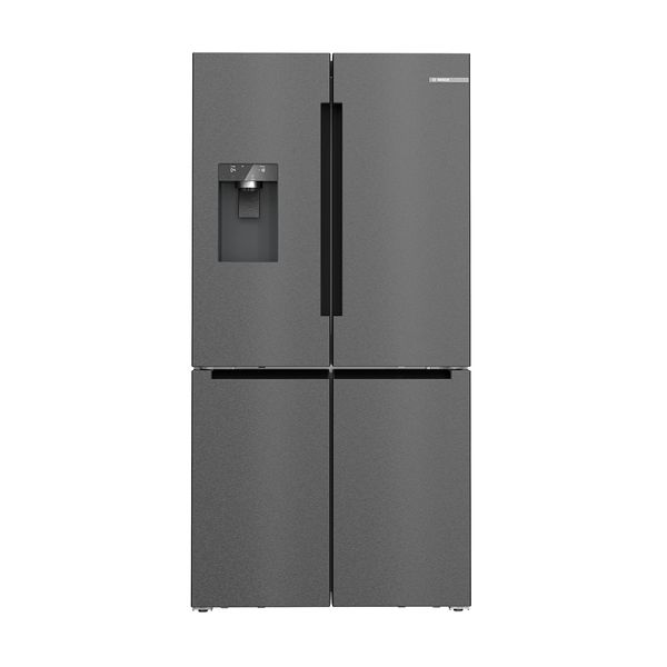 BOSCH KFI96AXEA Series 6 Freestanding Wardrobe Refrigerator 183 x 90.5 cm Brushed Black Steel Anti-Fingerprint, Total No Frost
