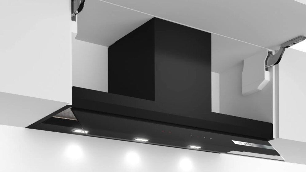 BOSCH DBB97AM60 Series 6 Built-In Canopy Cooker Hood 90 cm, Black