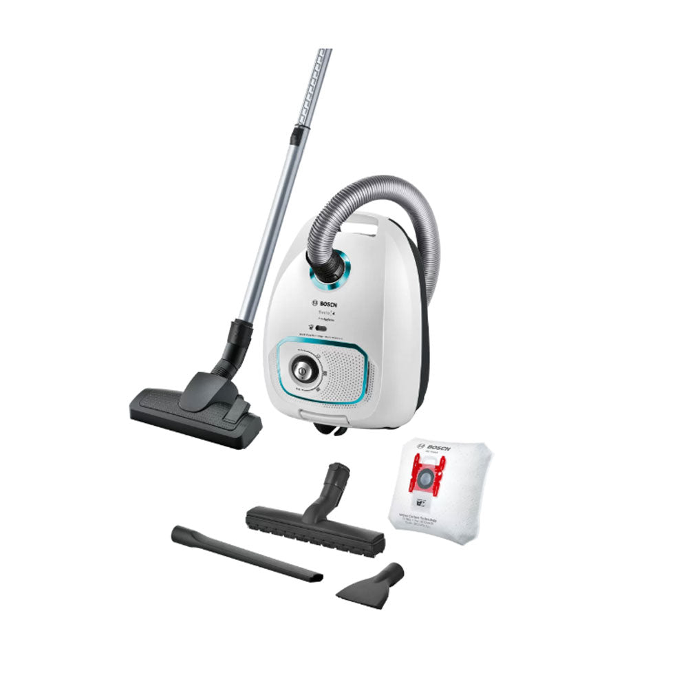 BOSCH BGBS4HYG1 Series 4 Vacuum Cleaner with Bag ProHygienic White