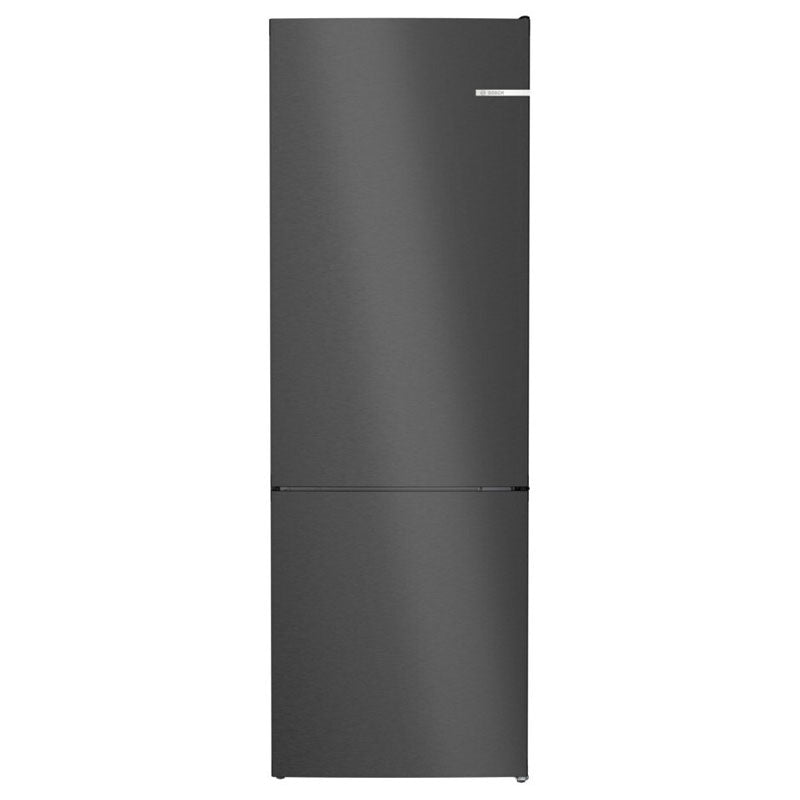 BOSCH KGN492XCF Series 4 Freestanding Bottom Mount Refrigerator 203 x 70 cm Brushed Black Steel Anti-Fingerprint, Total No Frost