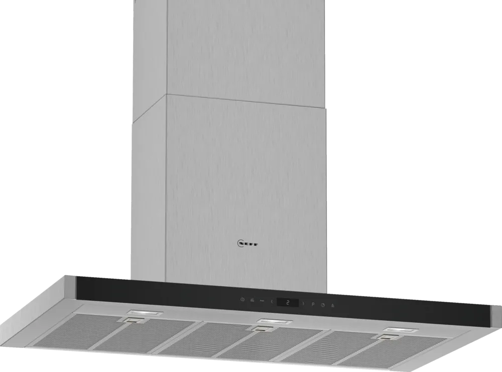 NEFF D95BMP5N0 N 70 Built-In Wall Mounted Cooker Hood 90 cm Inox