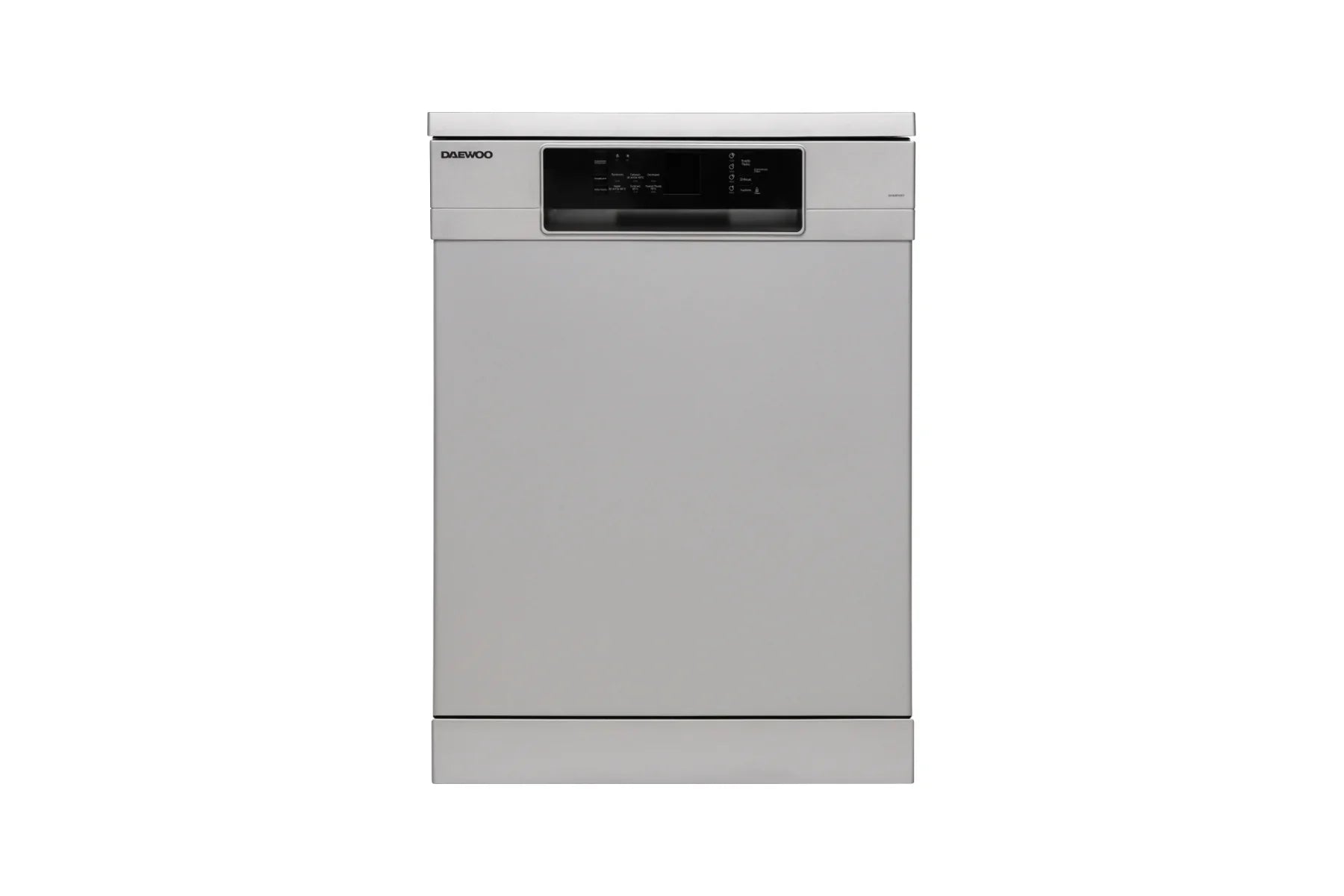 Dishwasher with brand logo on a white background