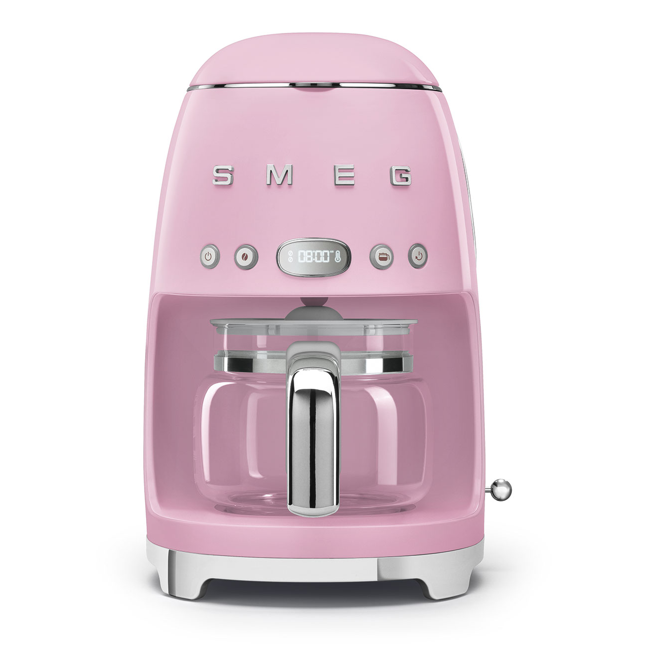 SMEG DCF02 50's Style Aesthetic Drip Coffee Machine, Black