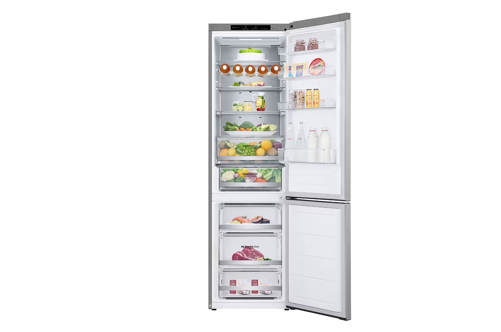 LG GBV7280DPY Freestanding Bottom Mount Refrigerator Total No Frost 203 x 59.5 cm