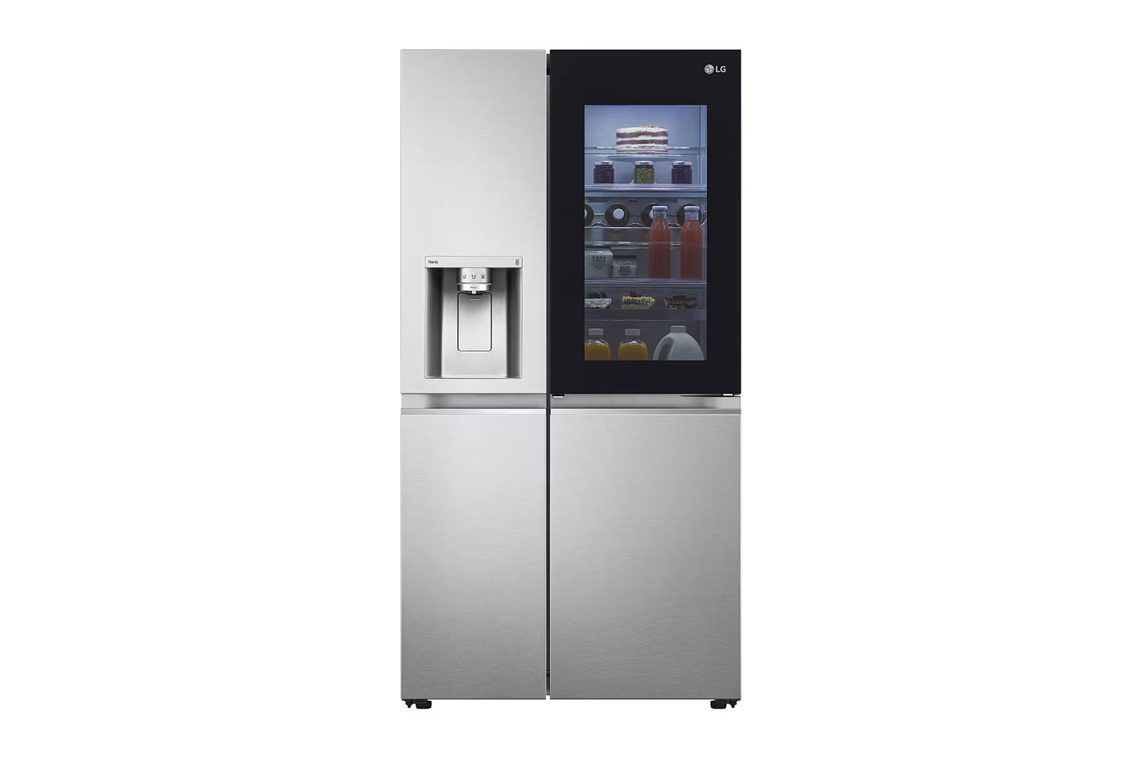 LG GSXV91BSAF Freestanding Wardrobe Refrigerator with InstaView Door-in-Door, Total No Frost (SxS) 1790 x 91.3 cm