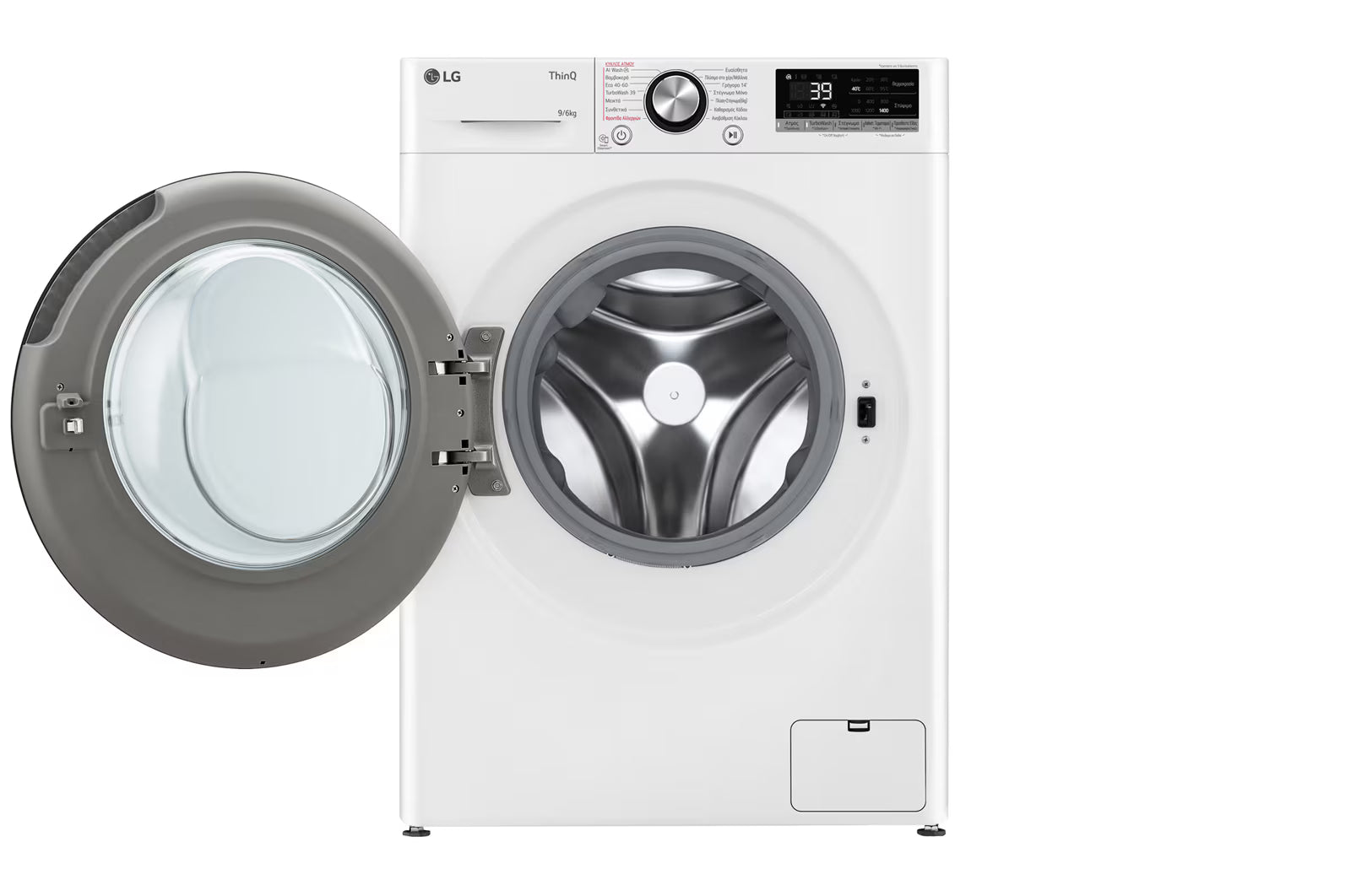 LG D4R7009TSWB Washer/Dryer 9/6kg, AI DD, Steam, TurboWash 360