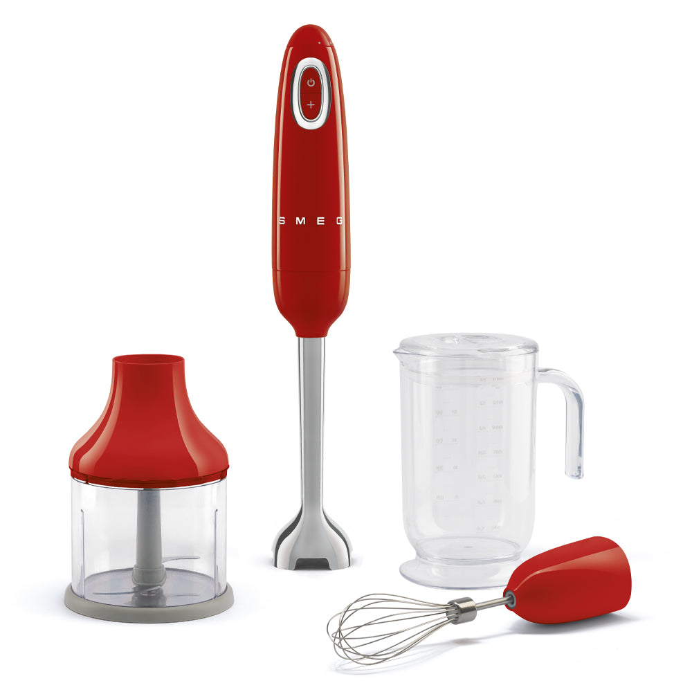 SMEG HBF03 Hand Blender with Accessories 50's Style Aesthetic
