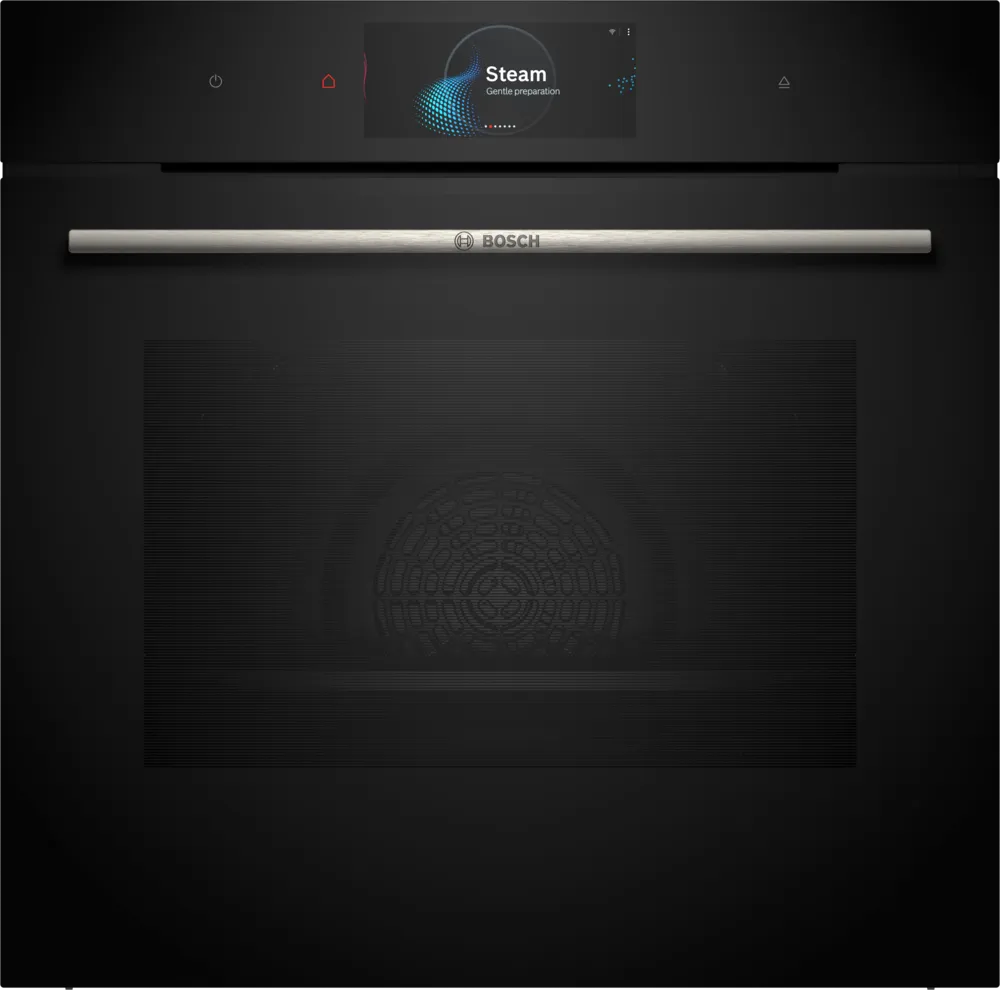 BOSCH HSG7584B1 Series 8 Built-in oven with steam function 60 x 60 cm Black