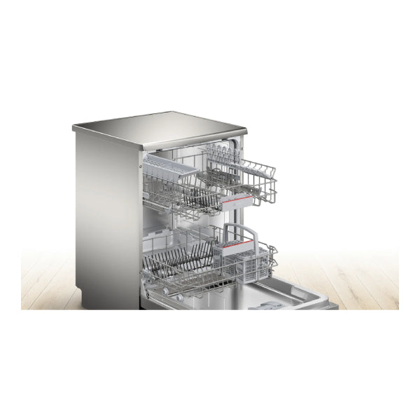 BOSCH SMS4HTI00E Series 4 Freestanding Dishwasher 60 cm Brushed Steel Anti-Fingerprint