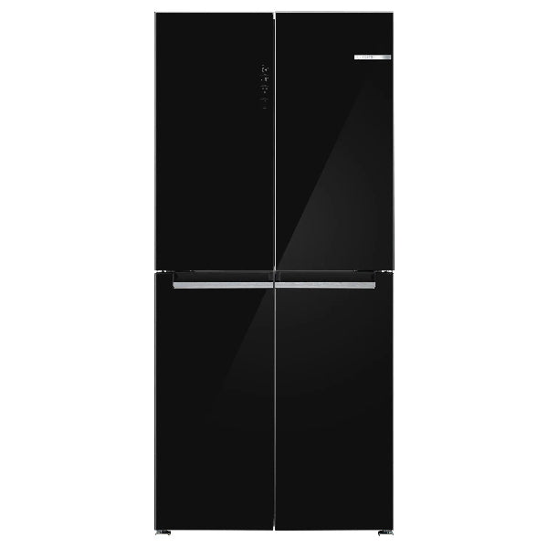 Bosch KMC85LBEA Series 4 Freestanding Wardrobe Refrigerator 189.5 x 85.5 cm Black Glass, Total No Frost