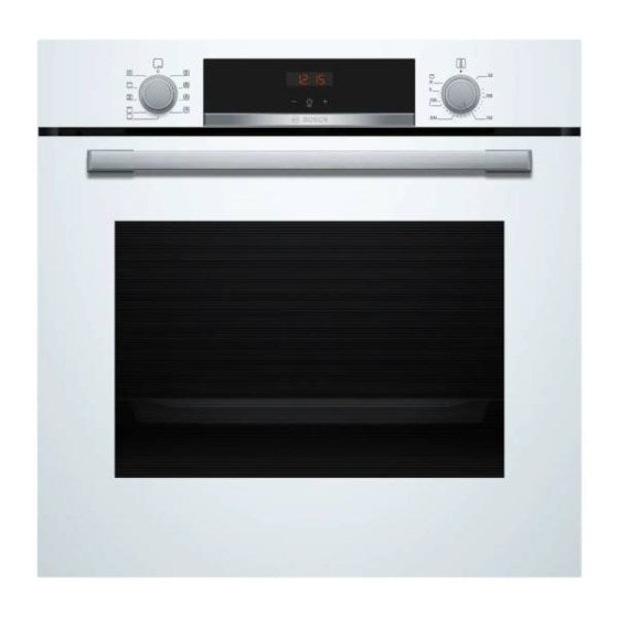 BOSCH HBA534BW3 Series 4 Built-In Oven 60 x 60 cm White