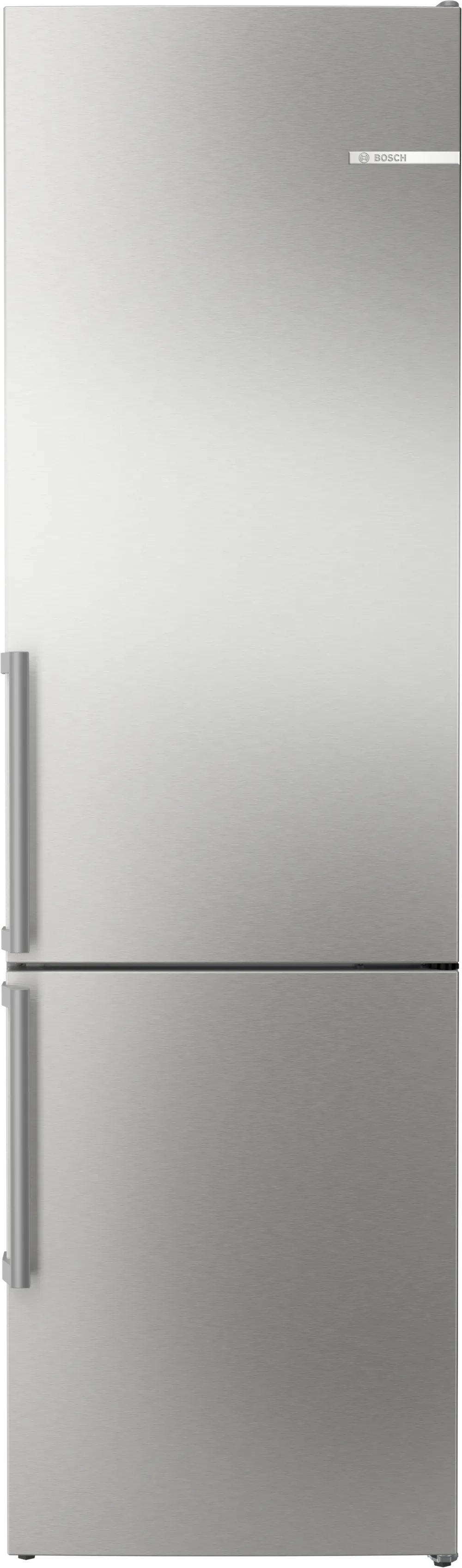 BOSCH KGN39VIBT Series 4 Freestanding Bottom Mount Refrigerator 203 x 60 cm Brushed Steel Anti-Fingerprint, Total No Frost