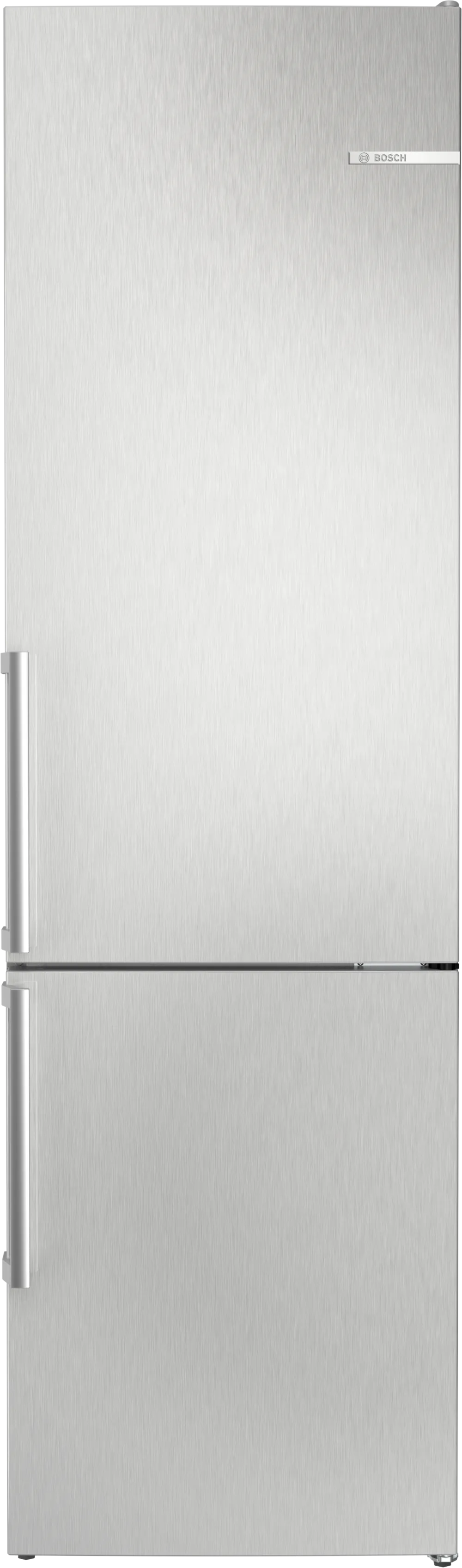 BOSCH KGN39VLCT Series 4 Freestanding Bottom Mount Refrigerator 203 x 60 cm Metal Look, Total No Frost